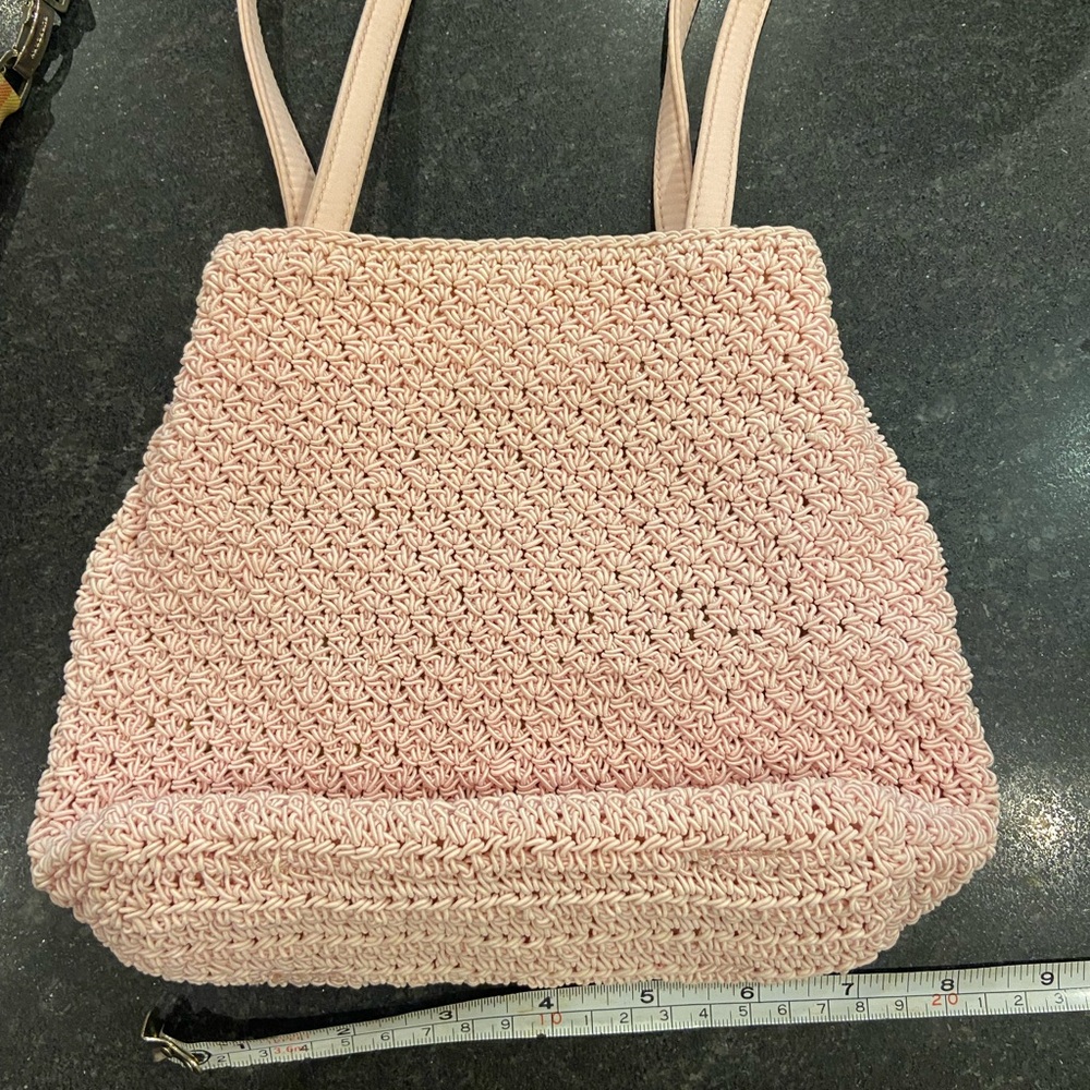 Pink Crochet Women’s Bag